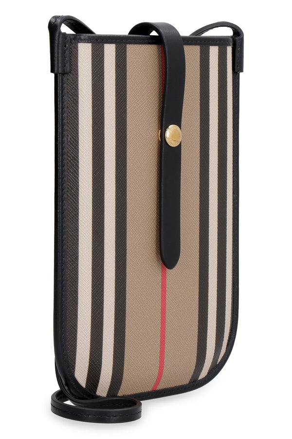 Icon Stripe print phone holder-2